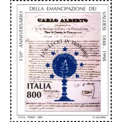 150º anniversario dell'emancipazione dei valdesi