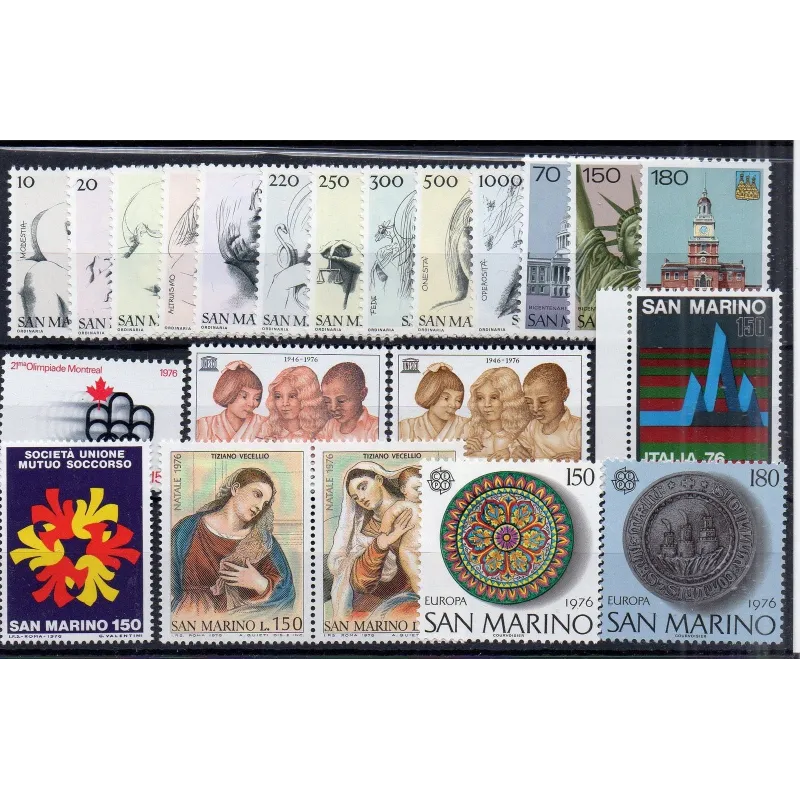 Annata completa San Marino 1976