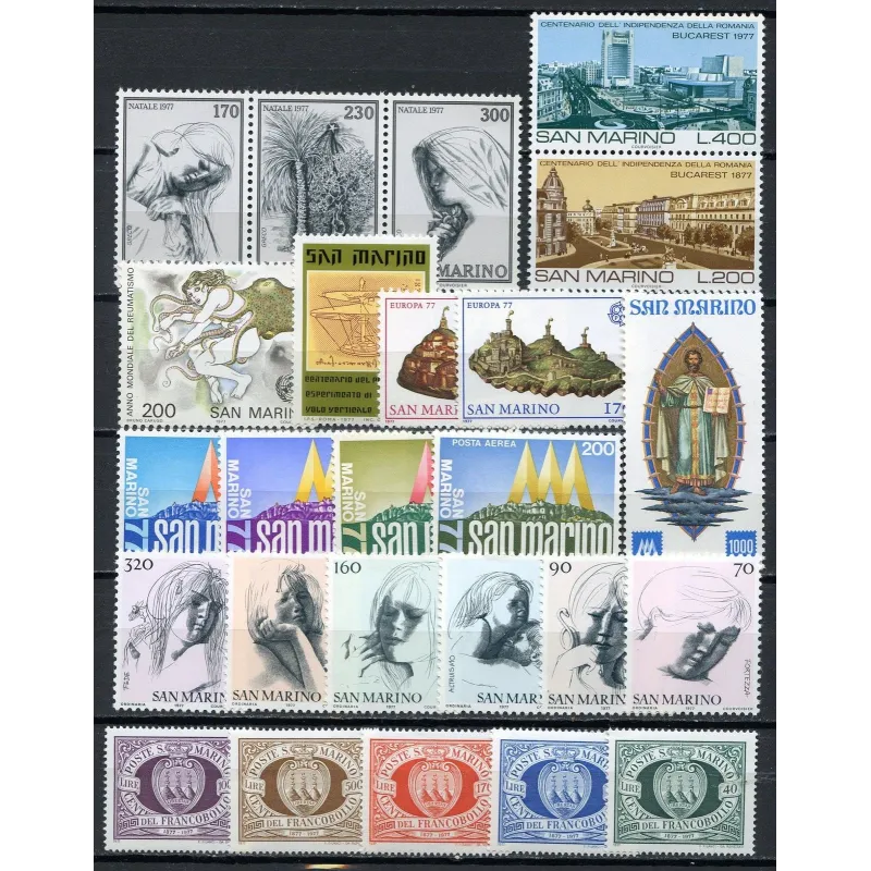 Gesamtjahr 1977 San Marino