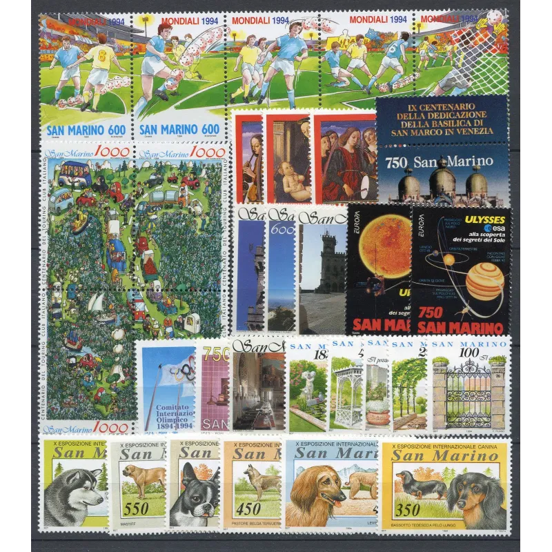 Annata completa San Marino 1994