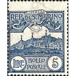 Cifra o veduta di San Marino