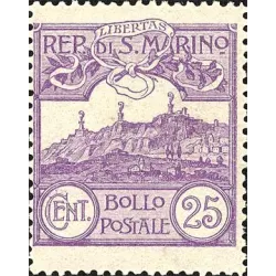 Figure or view of san marino, new colors