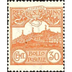 Figure or view of san marino, new colors