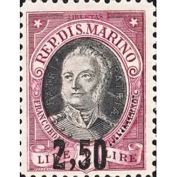 Centenary of the death of antonio onofri, overprinted