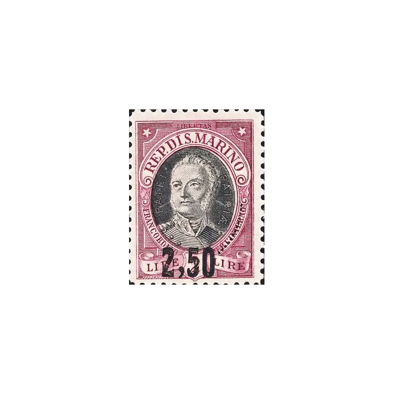 Centenary of the death of antonio onofri, overprinted