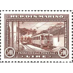 Inauguración del tren de Rimini-San Marino