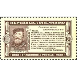 50º anniversario della morte di Giuseppe Garibaldi