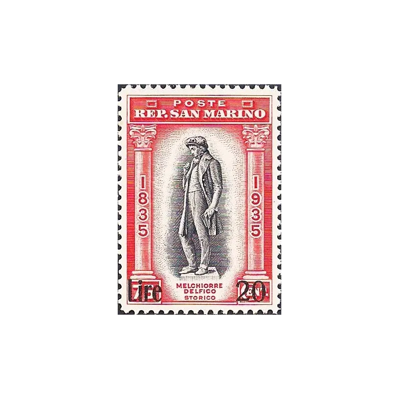 Centenary of the death of Melchior Delphic, overprinted