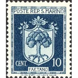 Escudo de armas de los castillos de san marino