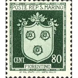 Escudo de armas de los castillos de san marino