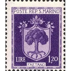 Escudo de armas de los castillos de san marino