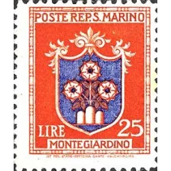 Escudo de armas de los castillos de san marino