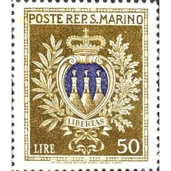 Escudo de armas de los castillos de san marino