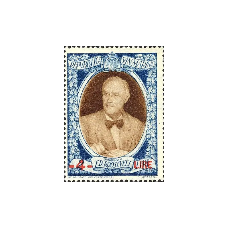 Roosevelt, overprinted