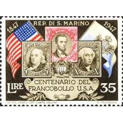 Centenary of the first stamp oa