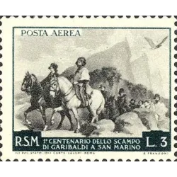 Centenary of the retreat of garibaldi to san marino