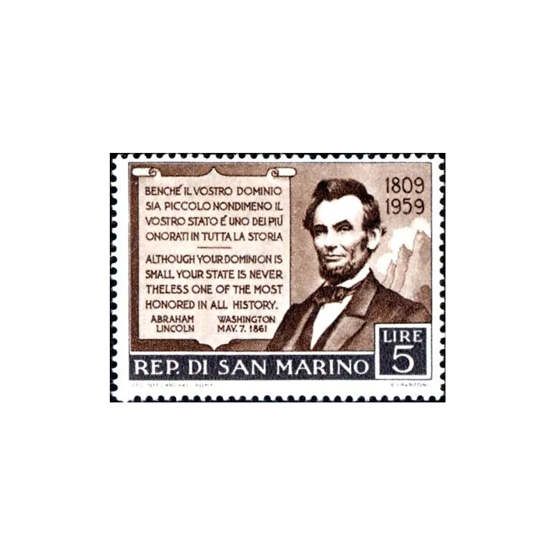 150º anniversario della nascita di Abramo Lincoln