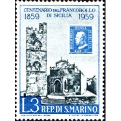 Centenaire des timbres siciliens