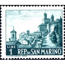 Blick auf San Marino