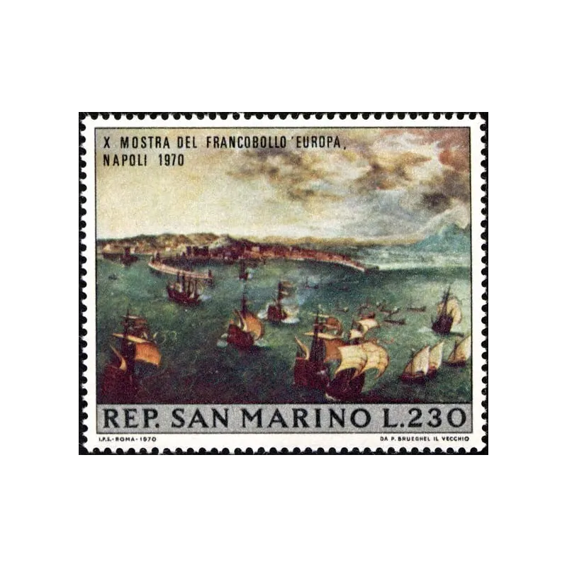 10th exhibition of the European stamp, in Naples