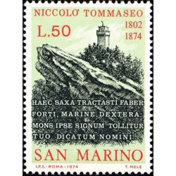 Centenary of the death of niccolò tommaseo