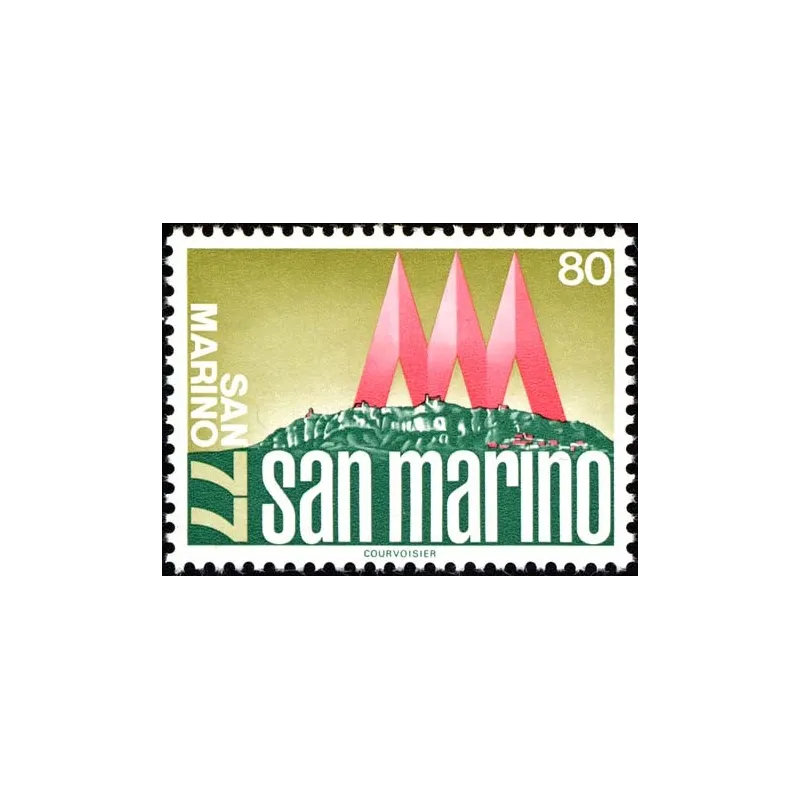 San marino philatelie veranstaltung 1977