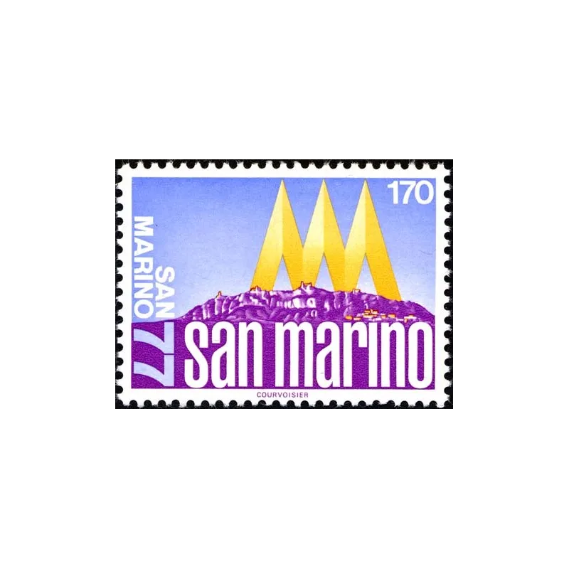 San marino philatelie veranstaltung 1977