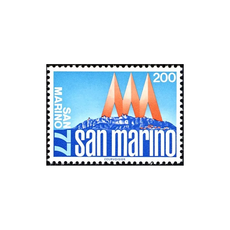 Evento filatélico de San marino 1977