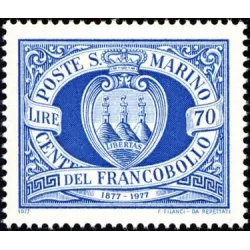 Centenaire des premiers timbres de san marino