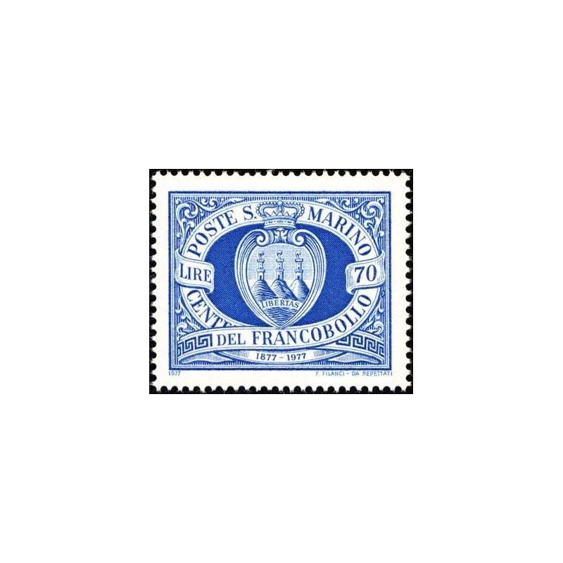 Centenaire des premiers timbres de san marino