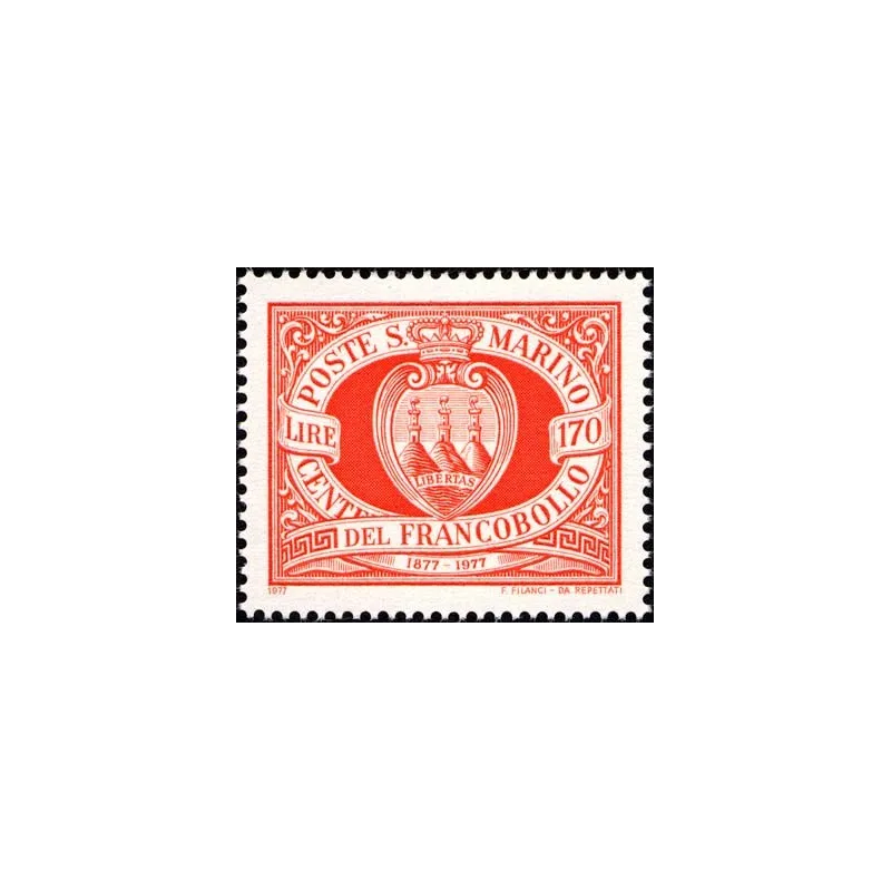 Centenaire des premiers timbres de san marino