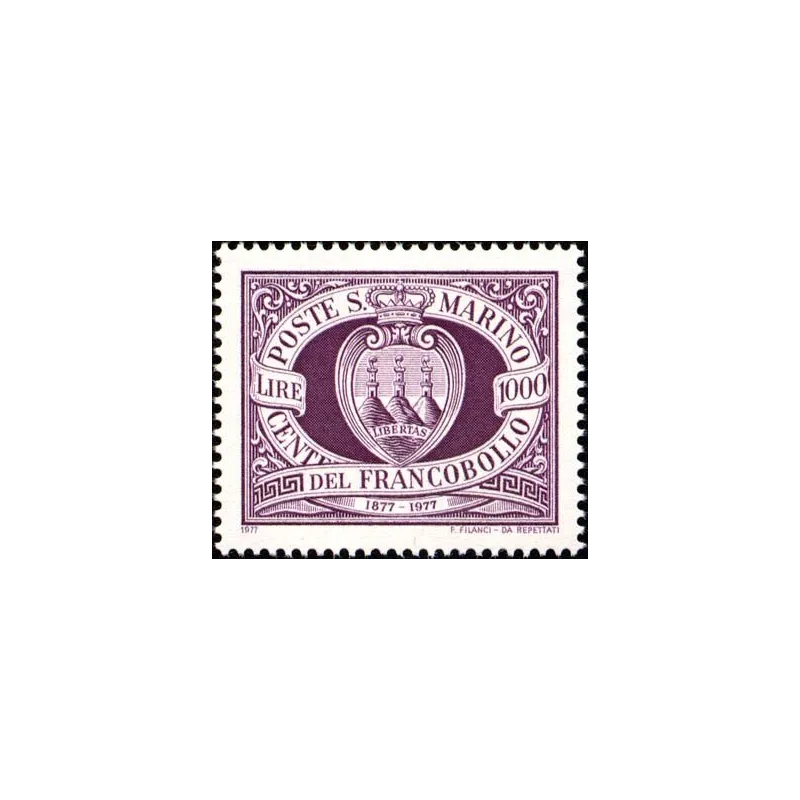 Centenaire des premiers timbres de san marino