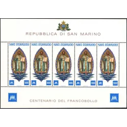 Centenaire des premiers timbres de san marino