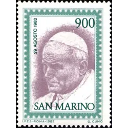 Pape Jean Paul II a visité San marino