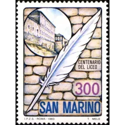 Centenaire de l'institution de l'école secondaire de san marino