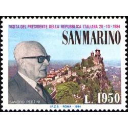 Visit of the president of the republic Sandro pertini