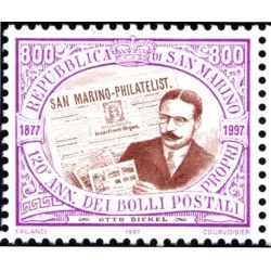 120 aniversario del primer sello de san marino