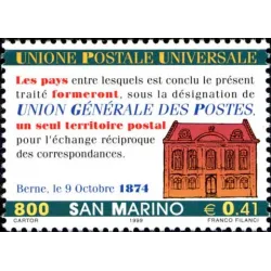 125e anniversaire de l'union postale universelle