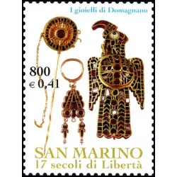 1700th anniversary of the founding of the republic of san marino