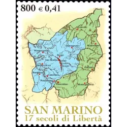 1700 aniversario de la fundación de la república de san marino