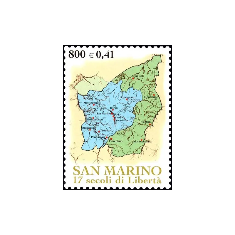 1700 aniversario de la fundación de la república de san marino