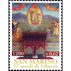 1700th anniversary of the founding of the republic of san marino