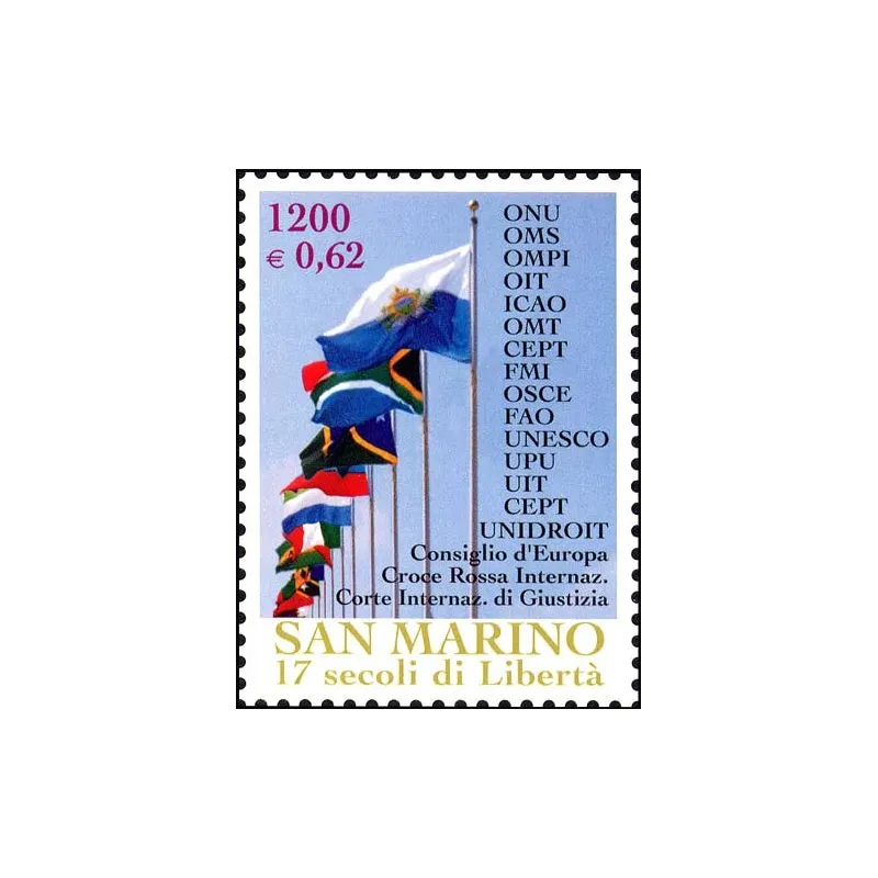 1700th anniversary of the founding of the republic of san marino