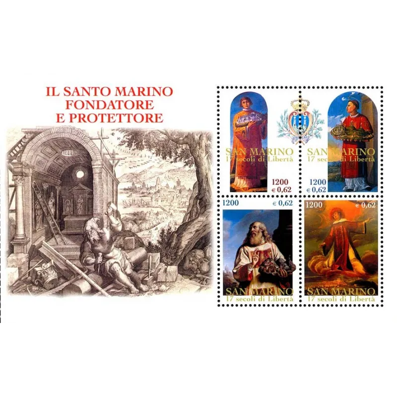 1700 aniversario de la fundación de la república de san marino