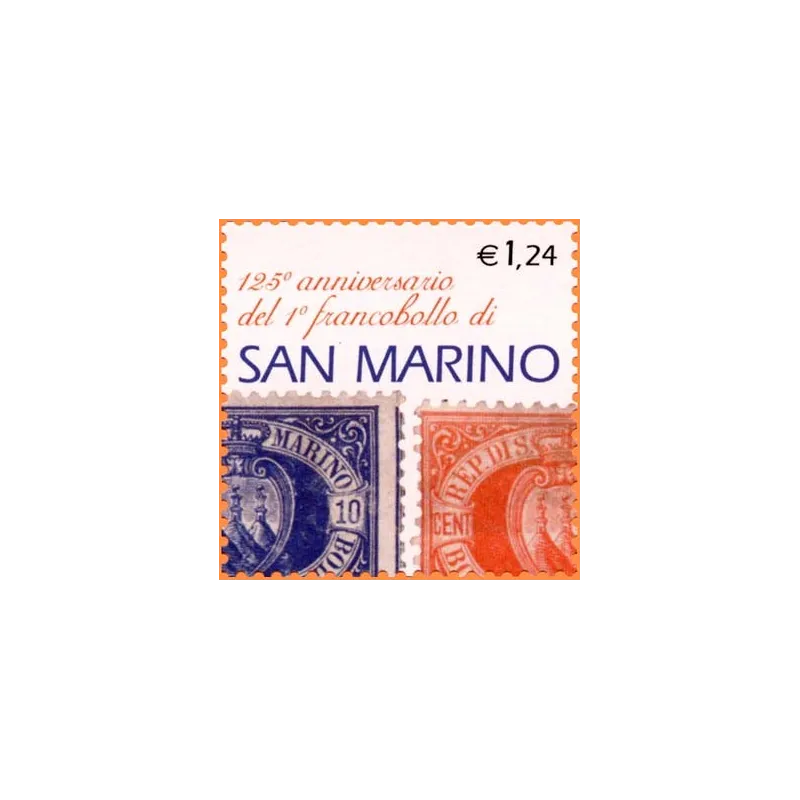 125 aniversario del primer sello de san marino