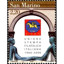 40. jahrestag der italienischen philatelic press union