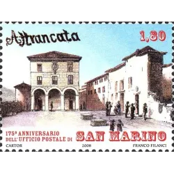 175th anniversary of the first post office of san marino