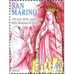 150th anniversary of the apparitions of the Madonna di lourdes