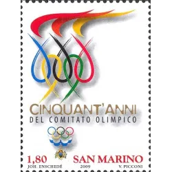 50o aniversario del comité olímpico nacional de san marino