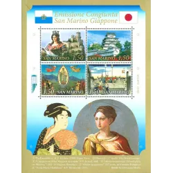 Gemeinsame Ausgabe san marino und japan